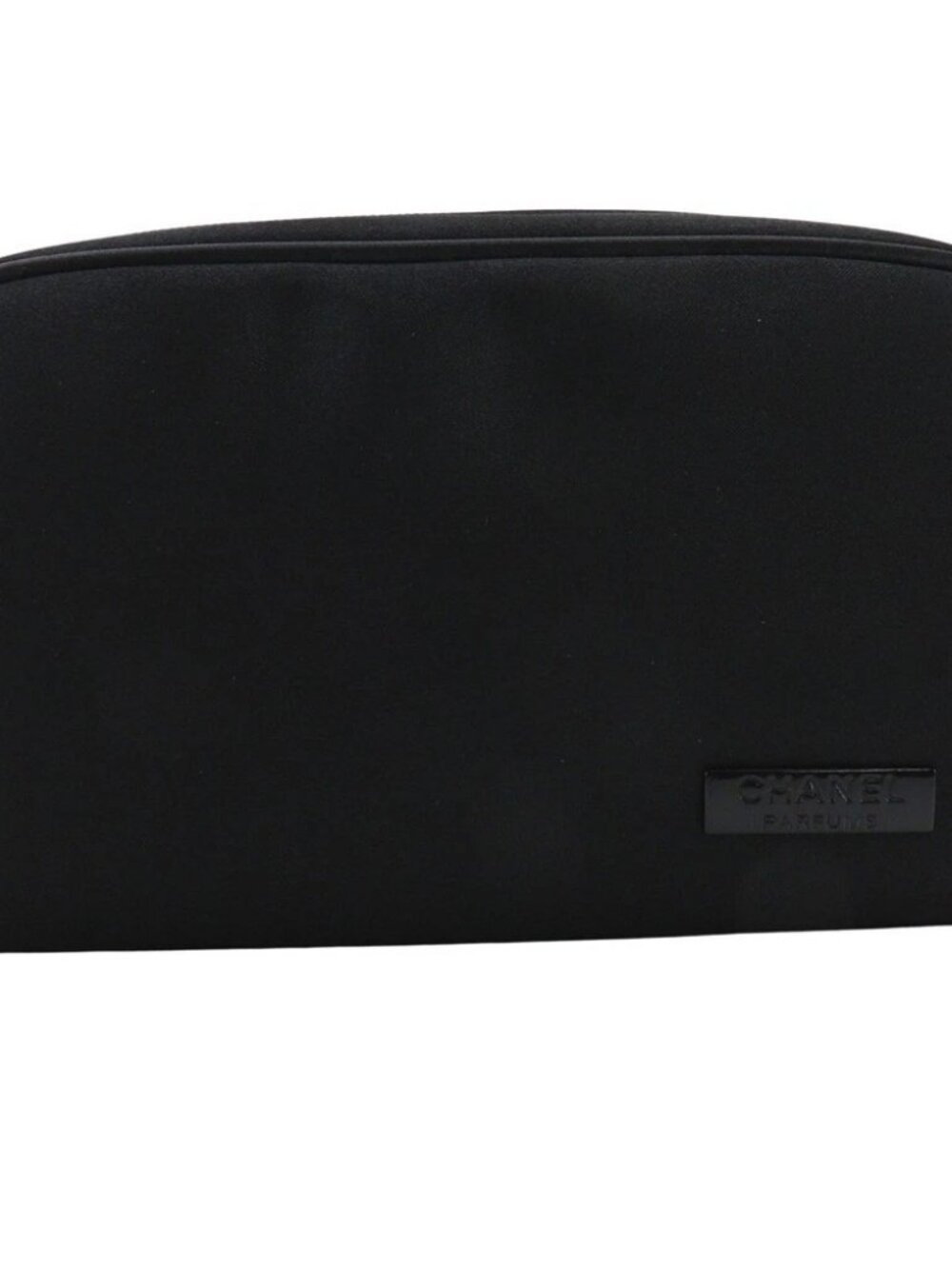 CHANEL Mademoiselle Pouch novelty black Nylon Women